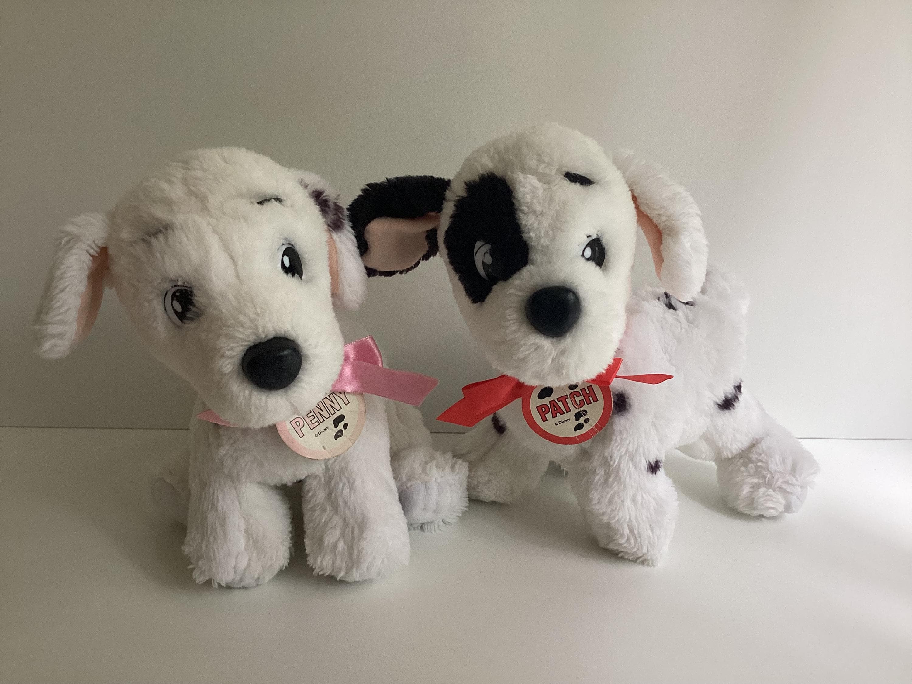1990s Mattel Disney 101 DALMATIANS Puppies Penny & Patch Plush