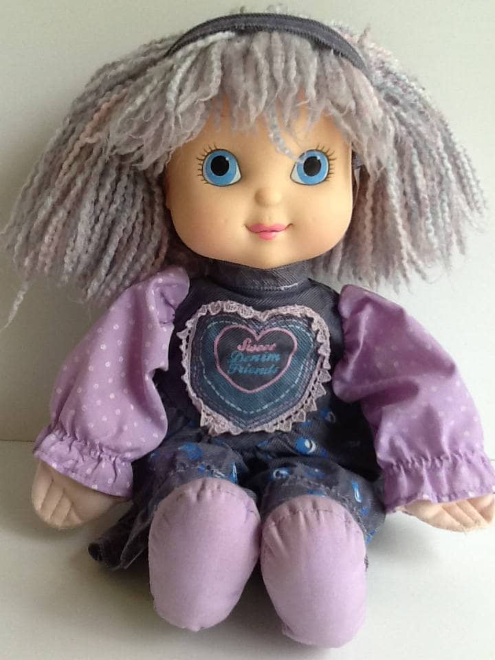 Vintage SWEET DENIM FRIENDS Plush Doll - Etsy