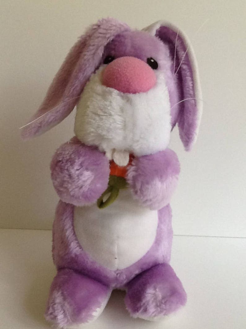 1980s Hasbro Softies MUNCHER THE RABBIT Plush