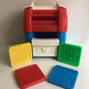 Vintage Fisher-price #1025 SORT N STACK Mailbox - Etsy