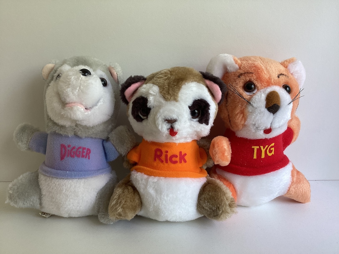 Vintage Hasbro Hallmark SHIRT TALES Plush Lot of 3 - Etsy