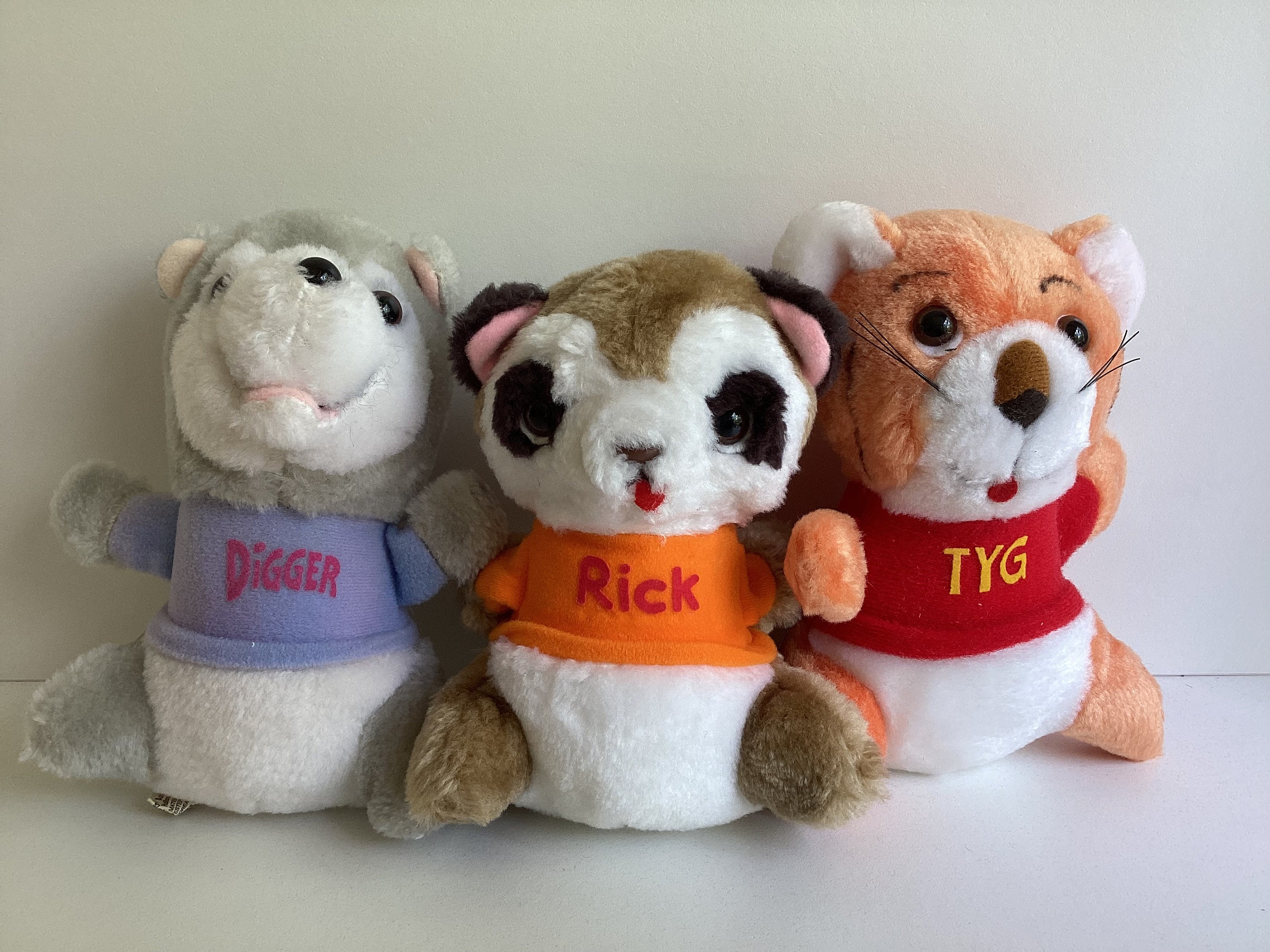 Vintage Hasbro Hallmark SHIRT TALES Plush Lot of 3 - Etsy