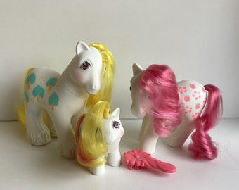 Lot Vintage 4 Figurines Mon Petit Poney G3 – Hasbro – Collection C78