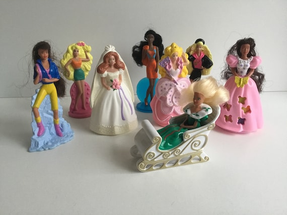 1991-1993 Mcdonald's Barbie Toys 