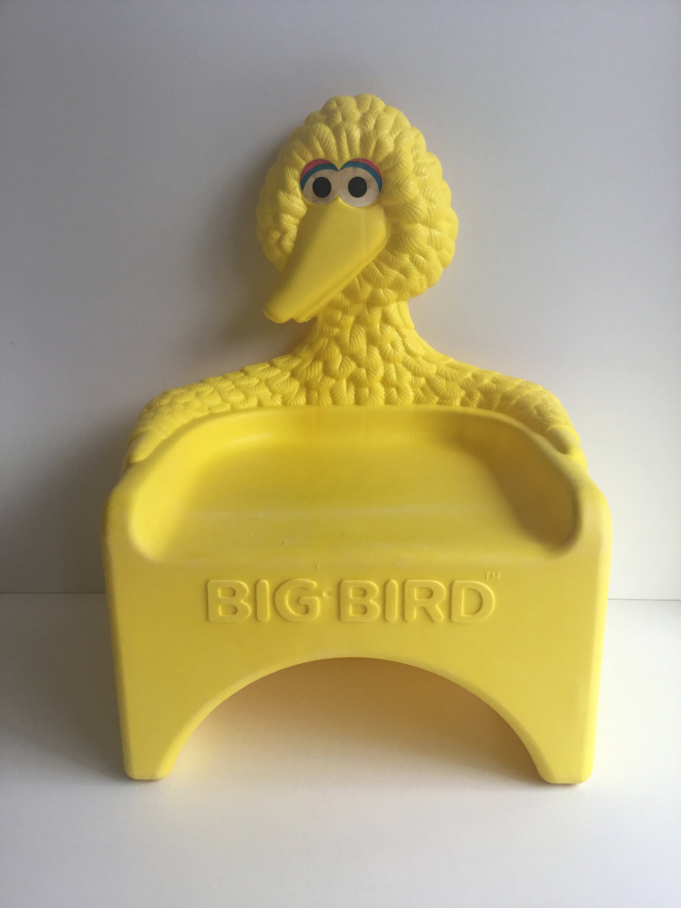 セサミストリート　ビッグバードの子供用チェア Vintage Sesame Street BIG BIRD Toddler Chair - Etsy