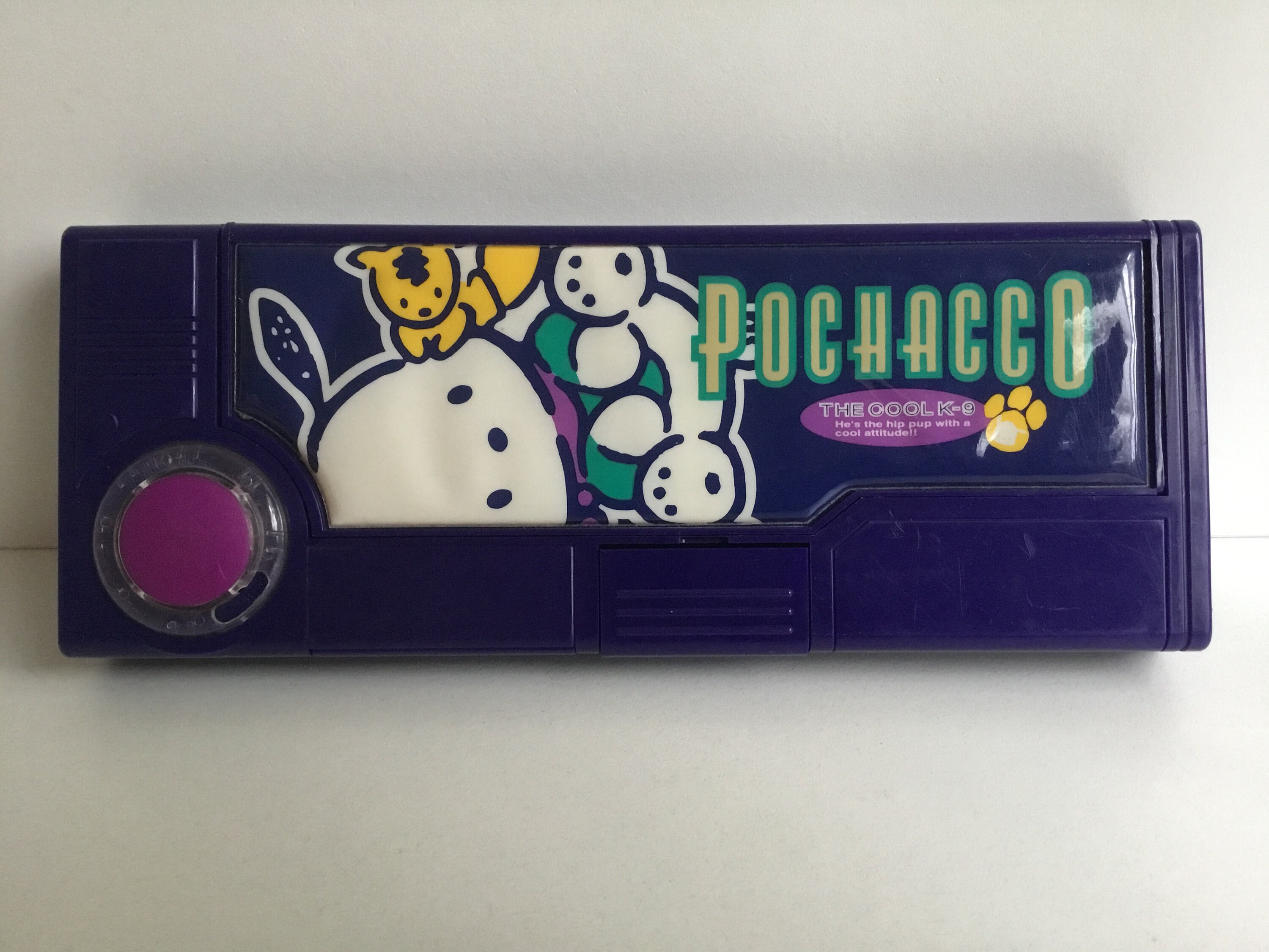 Vintage 1990s Sanrio POCHACCO Mechanical Pop up Pencil Case - Etsy