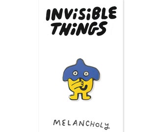 Melancholy Enamel Pin