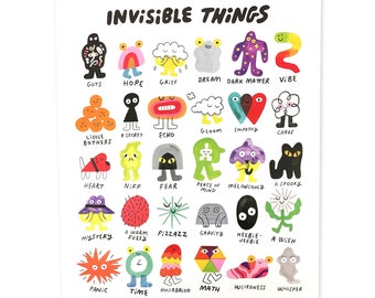 16x20 Invisible Things Poster Original version