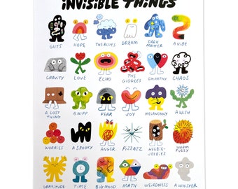 16x20 NEW & Updated Invisible Things Poster
