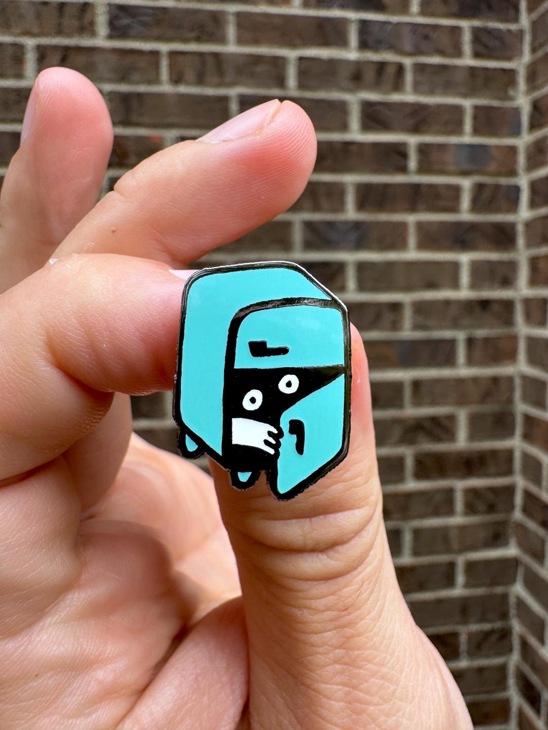 Fridge Enamel Pin - Etsy