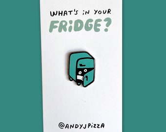 Fridge Enamel Pin