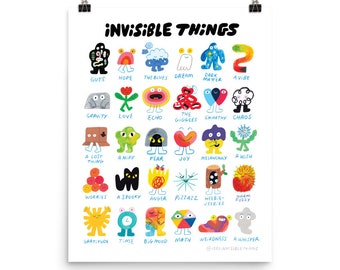 INTERNATIONAL / NON USA Invisible Things Poster (Updated Version)