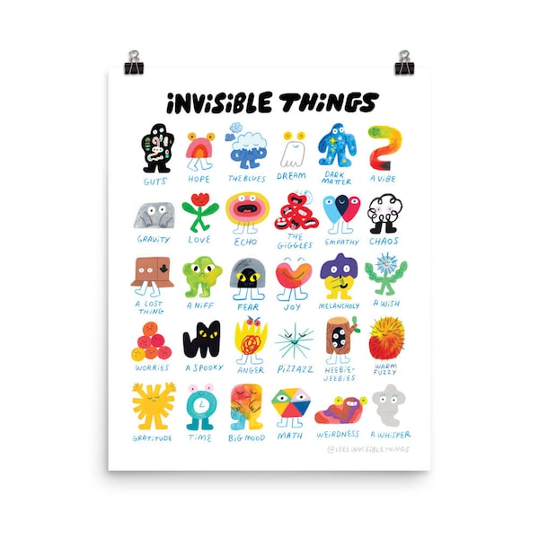 INTERNATIONAL / NON USA Invisible Things Poster (aktualisierte Version)