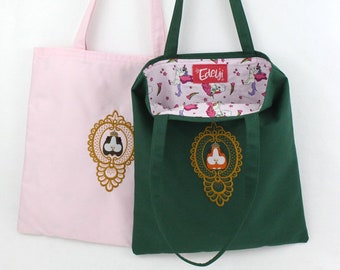 GUINEA PIG BAG Embroidered and fully lined