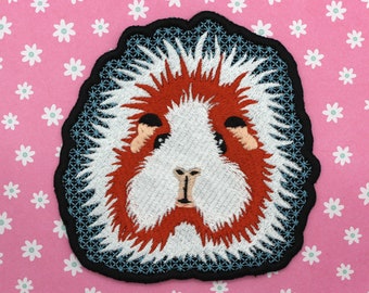 GUINEA PIG PATCH Embroidered Sew on