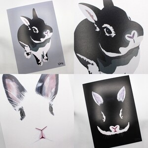 BUNNY ART PRINTS Obras de arte originales Impresiones A4