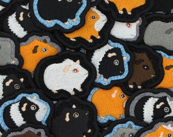 MINI GUINEA PIG Patches Embroidered Sew on