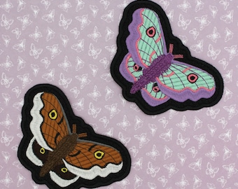 MOTH PATCHES. SEW On. Handmade