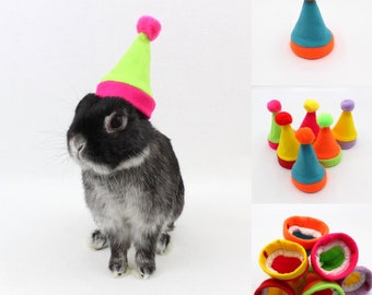 MINI PARTY HATS for toys or Guinea pigs or Rabbits