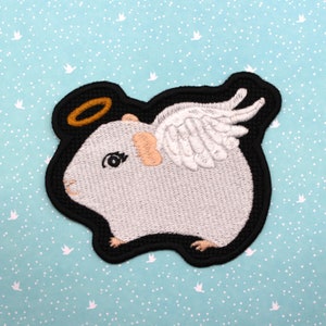 GUINEA PIG ANGEL Patches, Sew on