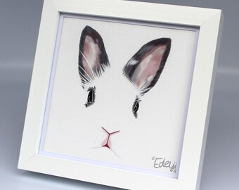 BUNNY FINE ART Print Signed and framed