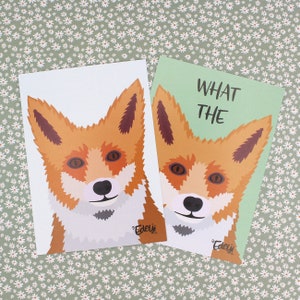 Impression au format carte postale vierge (A6) FOX Original PRINTS