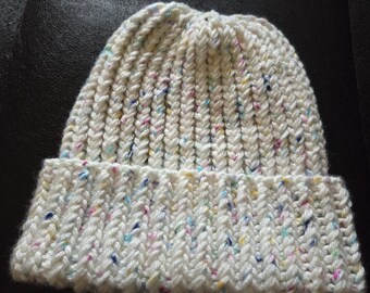 Confetti Knit Beanie - Stretchy Winter Hat