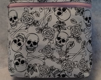 Boxy skull bag