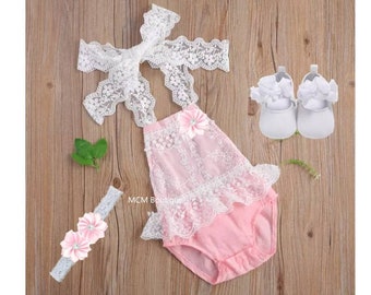 shabby chic baby clothes