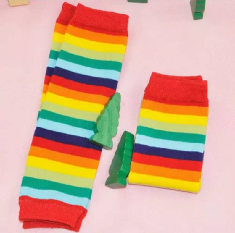 Leggies photoshoot Photo prop Rainbow Baby Headband with matching Leg Warmers Smash Cake Rainbow Leg Warmers St Patrick/'s Birthday