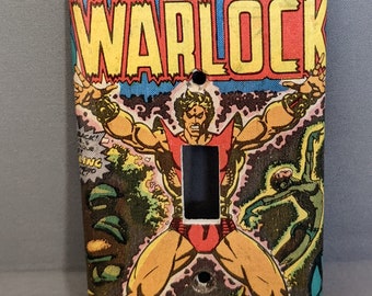 Adam Warlock Comic Book superhero light switch cover