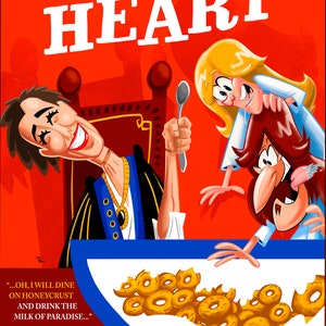 Scatola decorativa per cereali Rush A Farewell to Kings (non contiene cereali veri)