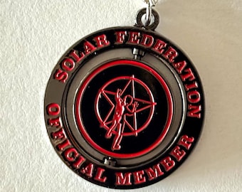 Solar Federation Keychain - Official Rush Merch