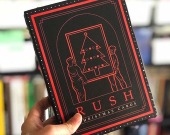 Official Rush Moving Pictures Christmas Cards (Includes 12)