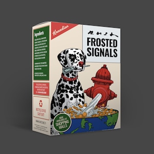RUSH SIGNALS Decoratieve ontbijtgranendoos (bevat geen ontbijtgranen)