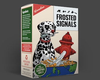 Signals Decorative Cereal Box - Official Rush Merch