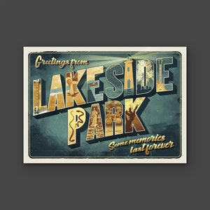 RUSH Postkarte Lakeside Park