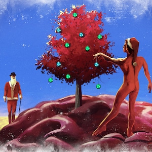 RUSH Hemispheres Weihnachtskarte