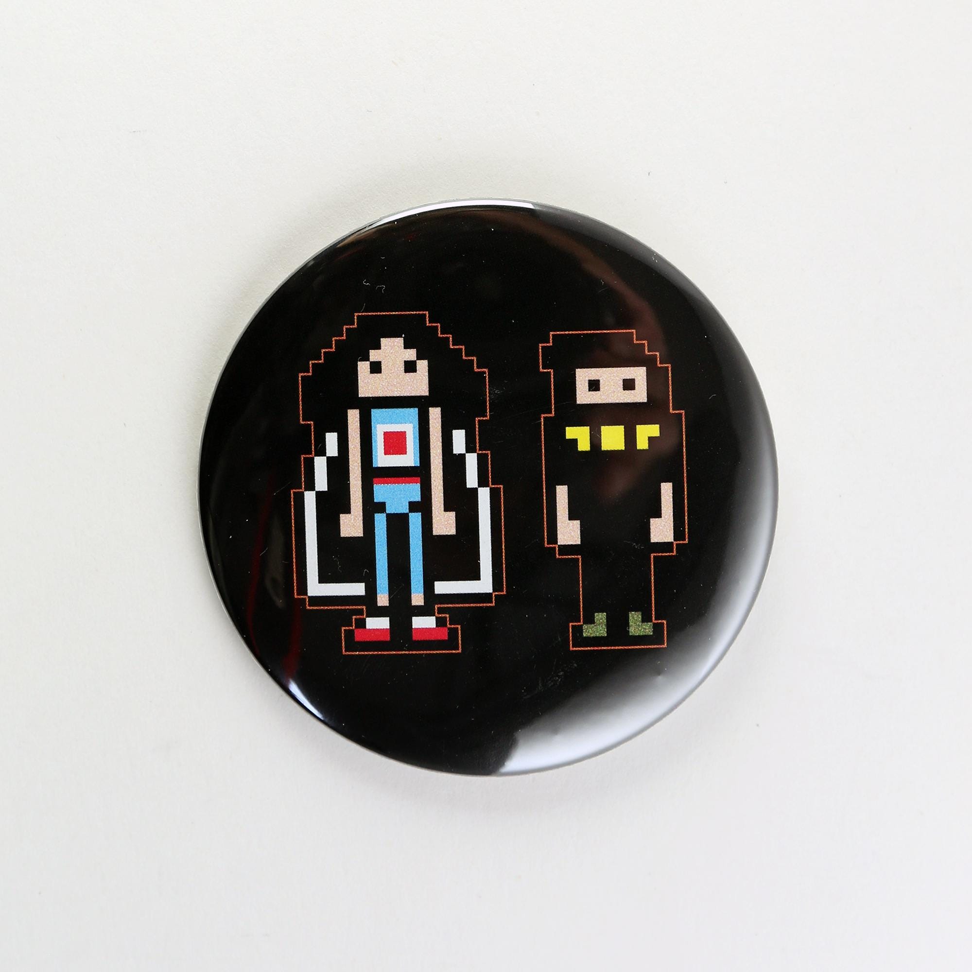 Pixel Art Logo 3-inch Button - Official Ninja Sex Party Merch - Etsy