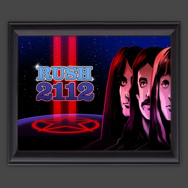 Rush Band Poster Etsy