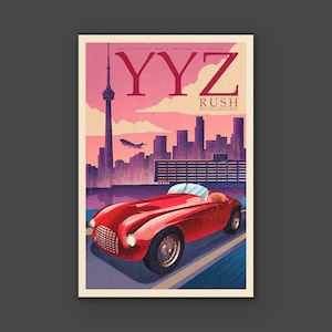 RUSH Postkarte YYZ