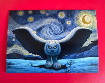 RUSH Postcard Fly by Starry Night - Official Rush Merch