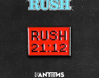 RUSH Enamel Pin Collection - Series 1: RETRO CLOCK