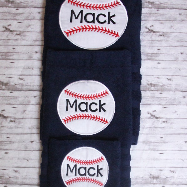 Baseball Towel Etsy