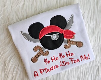 Mickey Pirate Ship Shirt, Mickey Cruise Shirt, Pirate Shirt, Disney Cruise Pirate, Disney Cruise Line Shirt