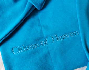 Citizen of Heaven Embroidered Sweatshirt, Christian Sweatshirt