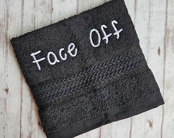 Makeup Washcloth, Face Off Washcloth, Embroidered Washcloth