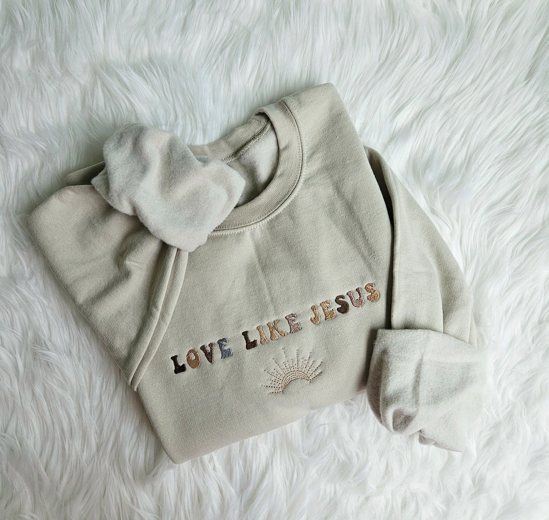 Love Like Jesus Floral Graphic Sweatshirt main image 1
