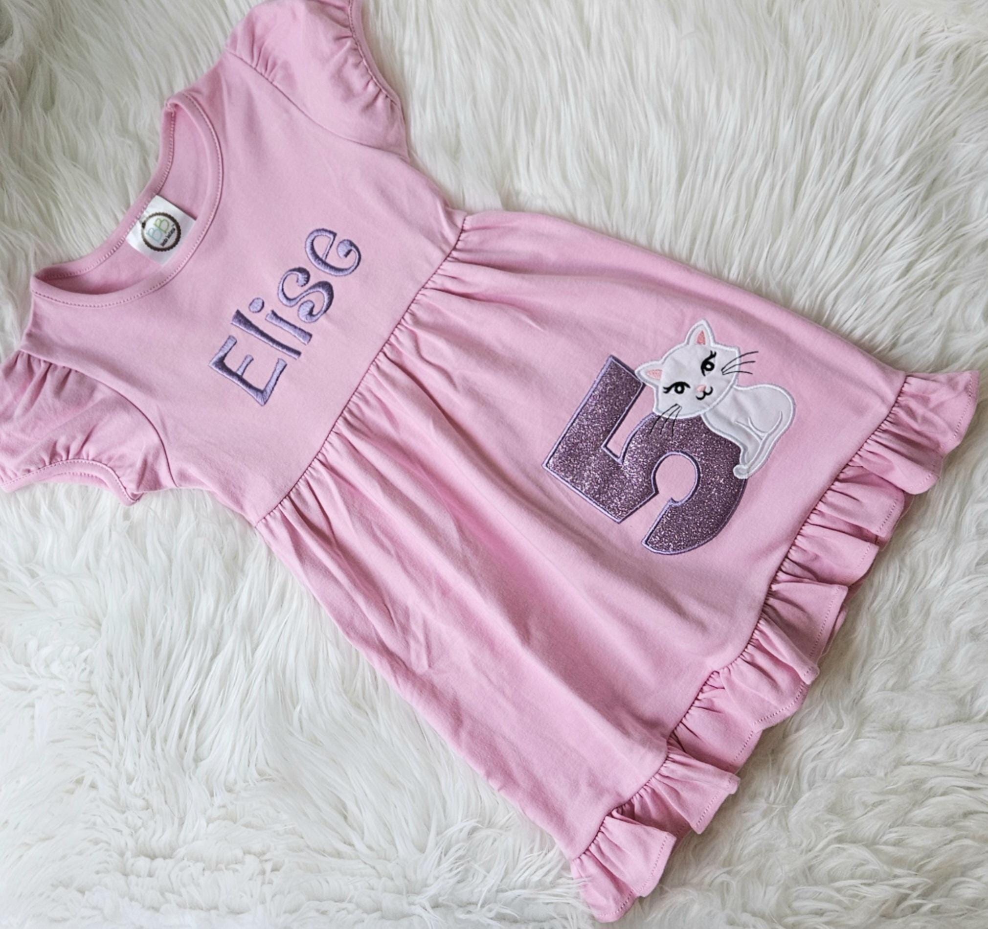 Kitty Cat Bday Dress - Etsy