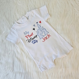First Trip Romper, First Disney Trip Outfit
